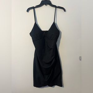 The Vintage Shop Sparkly Black Dress